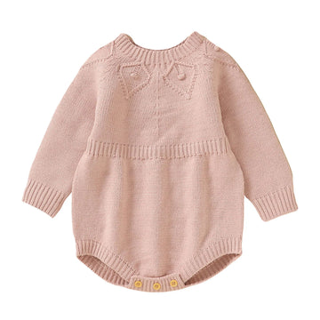 Baby Girl Knitted Romper