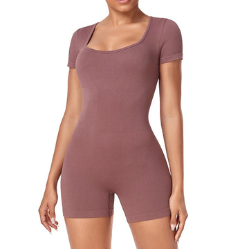 Yoga Short Jumpsuit Set